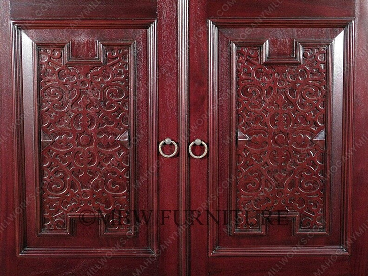 Casablanca Dark Mahogany 2-Door Armoire/Wardrobe