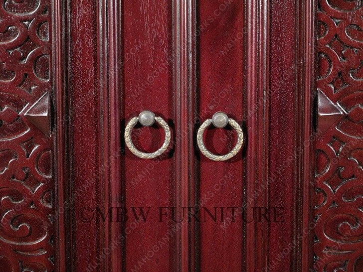 Casablanca Dark Mahogany 2-Door Armoire/Wardrobe