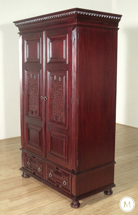 Casablanca Dark Mahogany 2-Door Armoire/Wardrobe