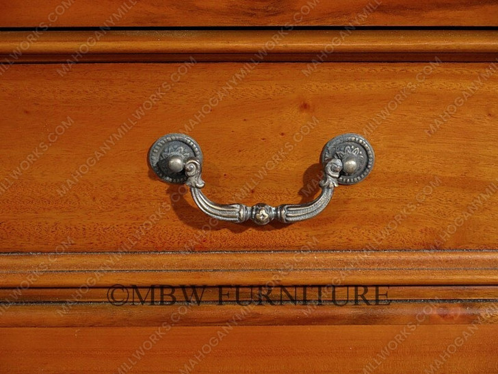 7ft Mahogany 4 Door Sectional Cabinet