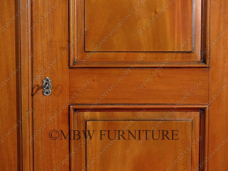 7ft Mahogany 4 Door Sectional Cabinet