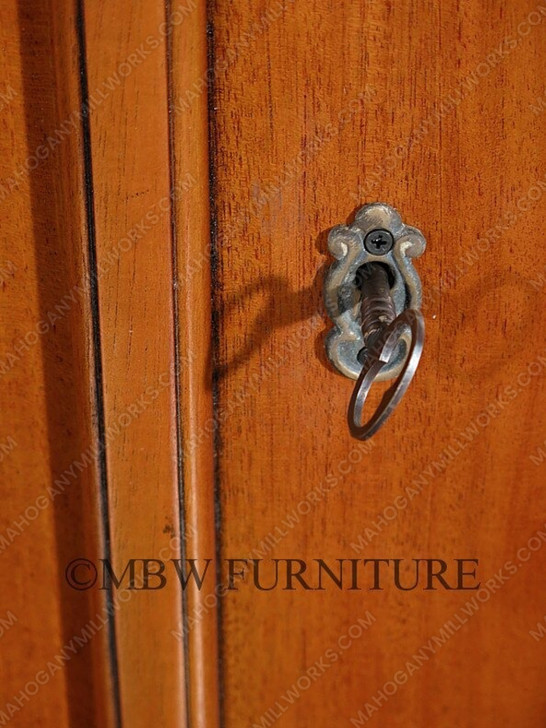 7ft Mahogany 4 Door Sectional Cabinet