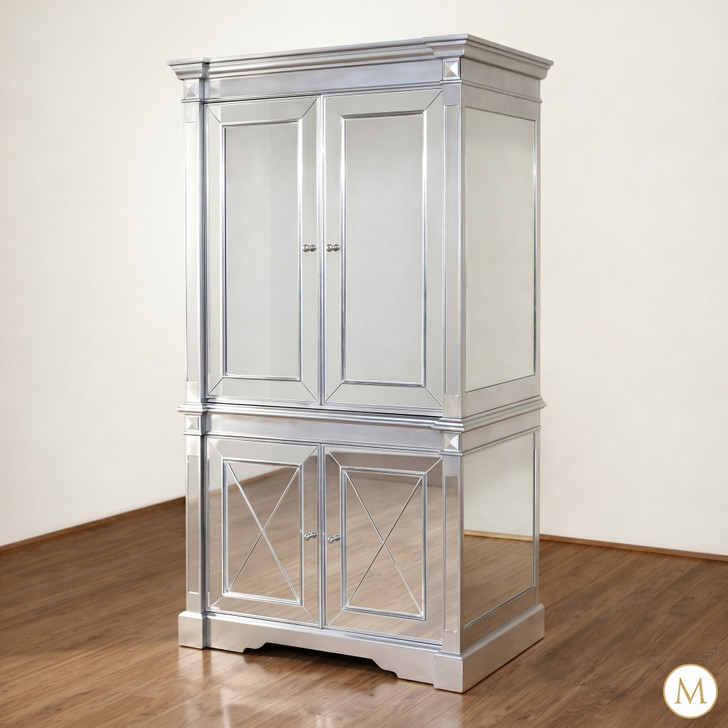 Mirrored Wardrobe Cabinet