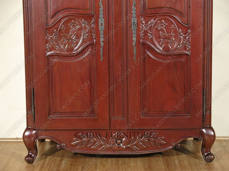 Solid Mahogany French Cabinet Chest