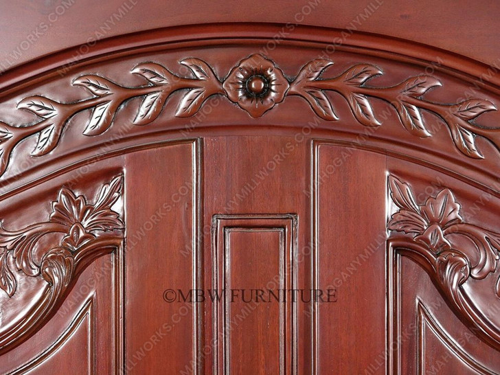 Solid Mahogany French Cabinet Chest