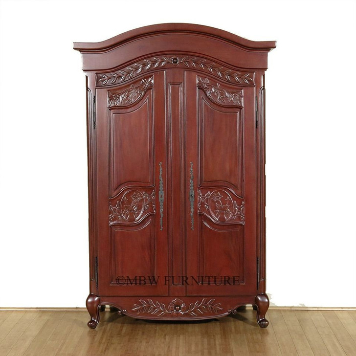 Solid Mahogany French Cabinet Chest