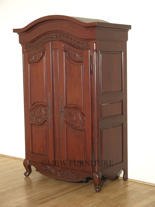 Solid Mahogany French Cabinet Chest