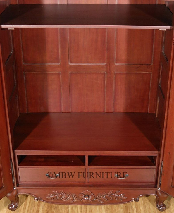 Solid Mahogany French Cabinet Chest