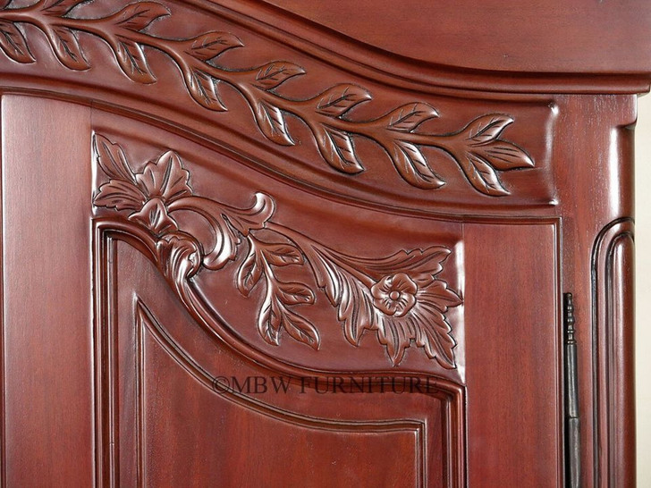 Solid Mahogany French Cabinet Chest