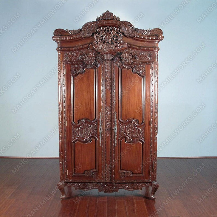 Walnut French Rococo Cabinet