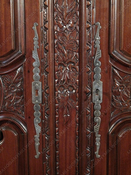 Walnut French Rococo Cabinet