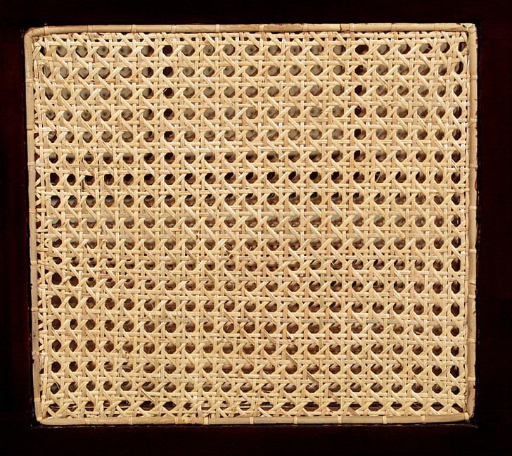 British Colonial Cane Panel Bed