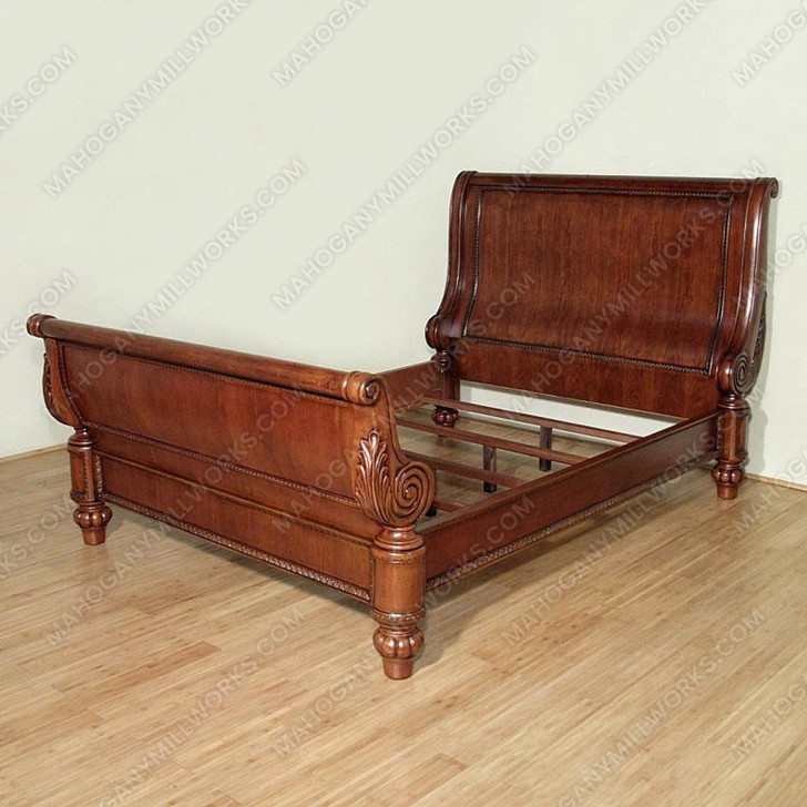 Mahogany French Sleigh Bed