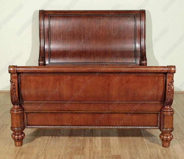 Mahogany French Sleigh Bed