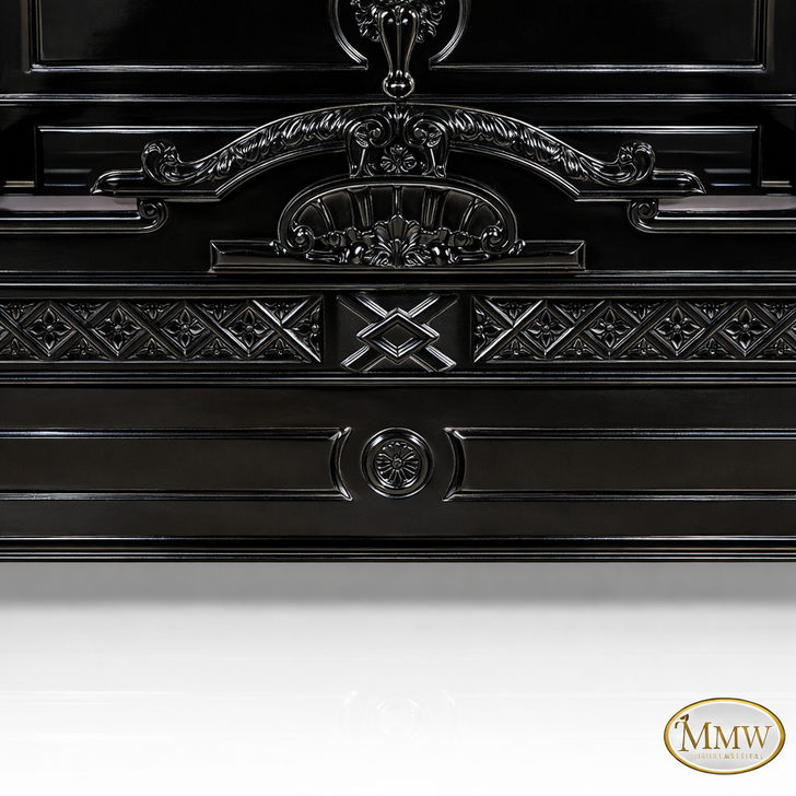 Black Gothic Gargoyle Bed w/ Glossy Finish