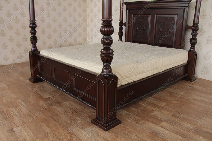 Casablanca Espresso Four Post Canopy Bed