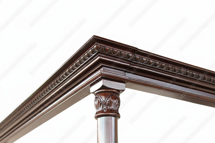 Casablanca Espresso Four Poster Canopy Bed