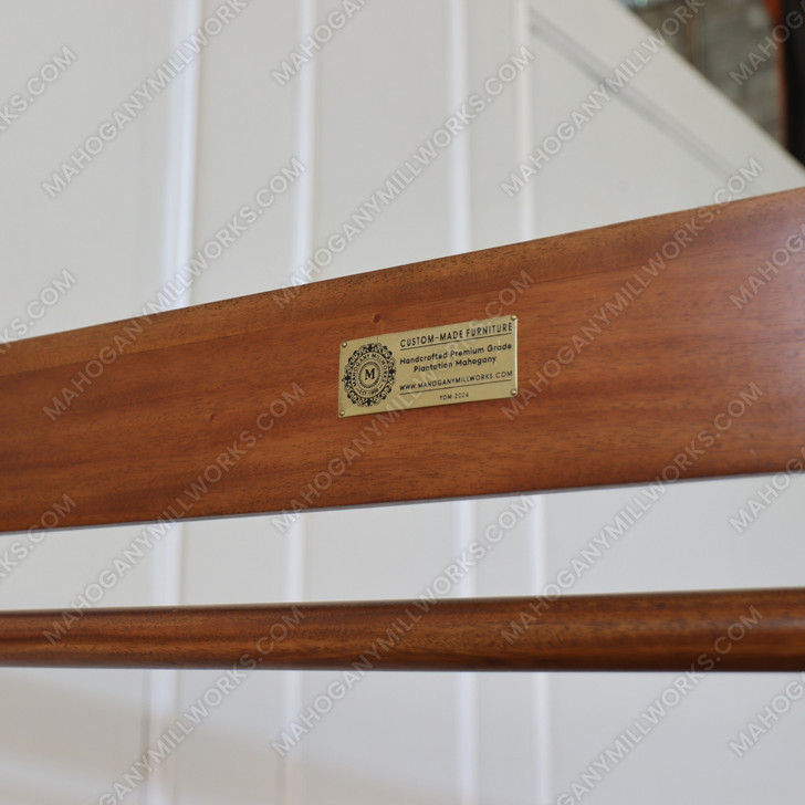 Walnut Queen Anne Four Post Canopy Bed