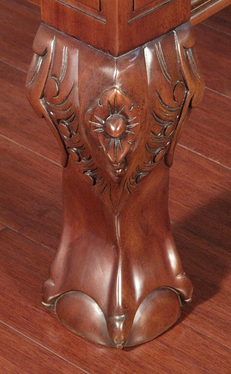 Walnut Queen Anne Four Post Canopy Bed