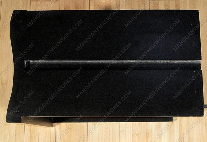 Black Rococo Carved Dresser