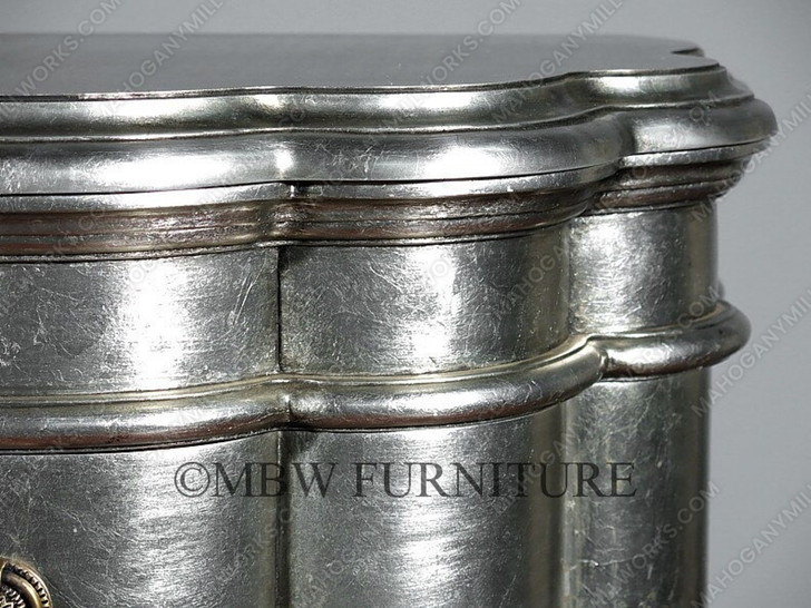 Silver Leaf 7-Drawer Jewelry Chest / Armoire