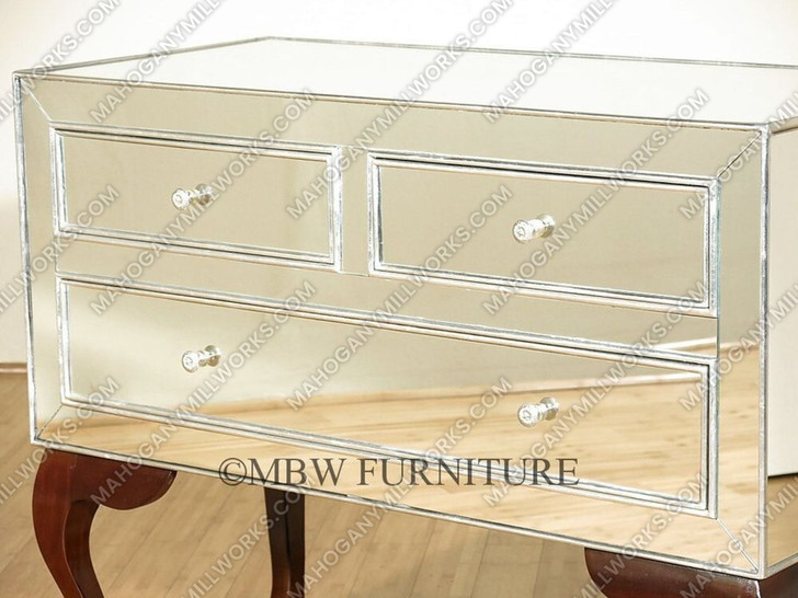 Mirrored Glass Sideboard Or Dresser