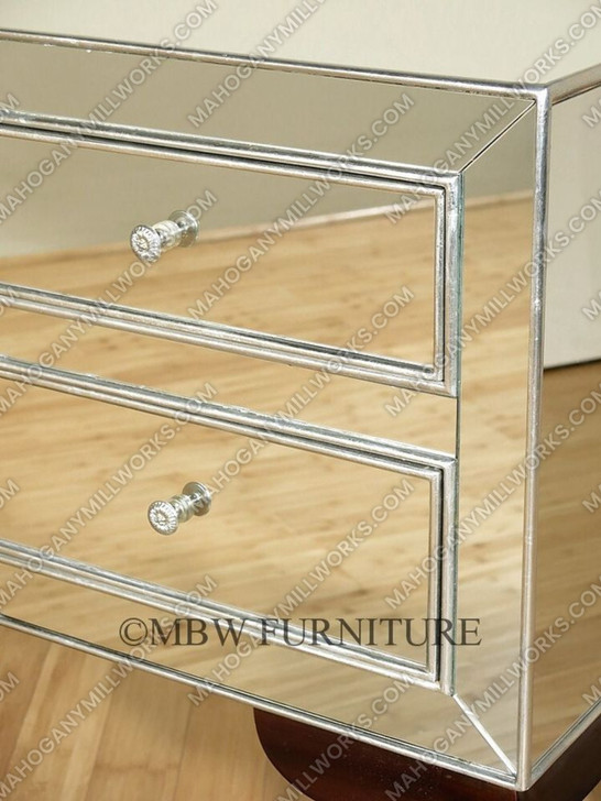 Mirrored Glass Sideboard Or Dresser