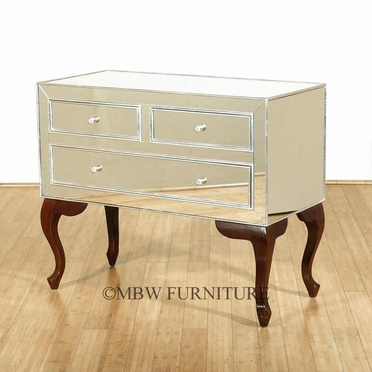Mirrored Glass Sideboard Or Dresser