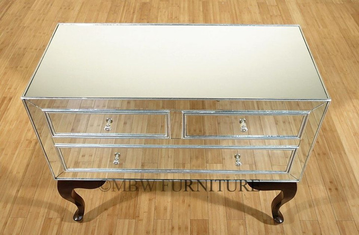Mirrored Glass Sideboard Or Dresser