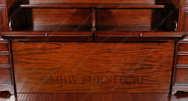 11.5ft Custom Mahogany Multipurpose Headboard