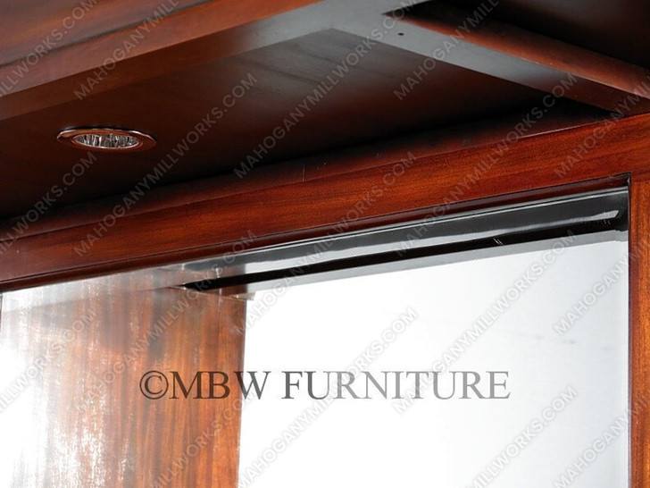 11.5ft Custom Mahogany Multipurpose Headboard