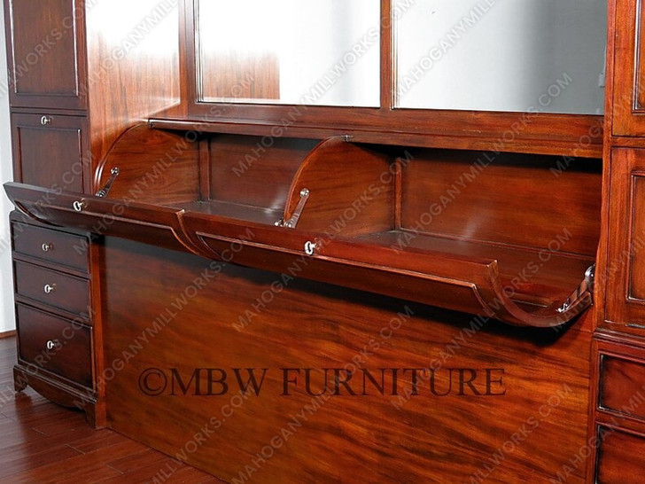 11.5ft Custom Mahogany Multipurpose Headboard