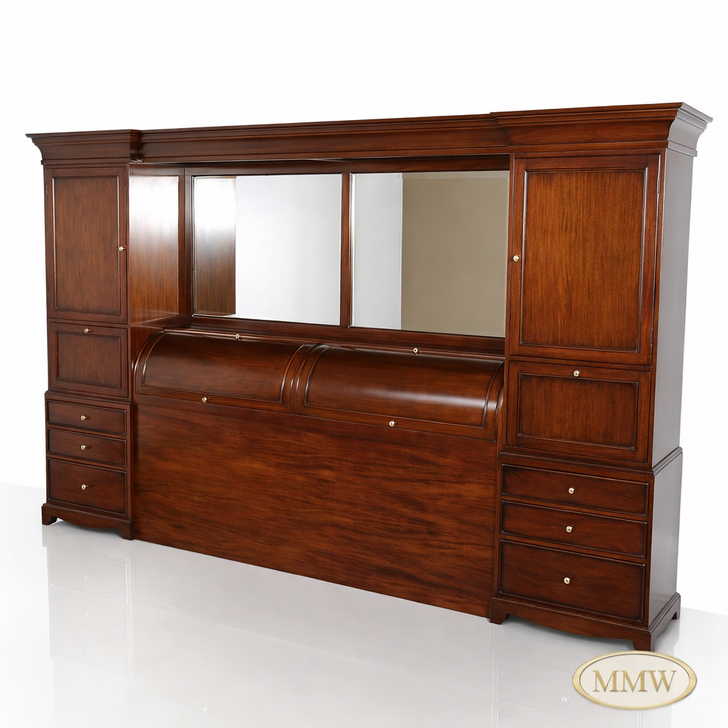 11.5ft Custom Mahogany Multipurpose Headboard