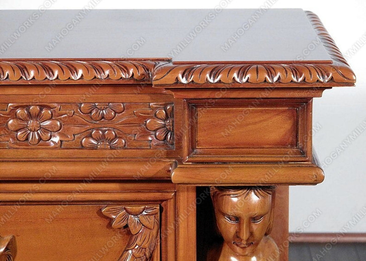 Light Gothic 2 Drawer Nightstand Chest