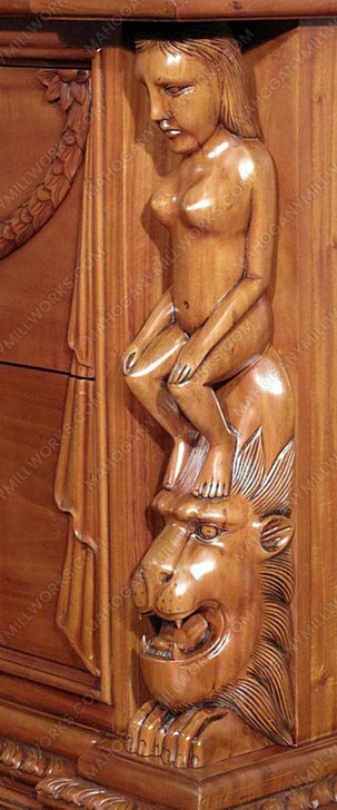 Light Gothic 2 Drawer Nightstand Chest