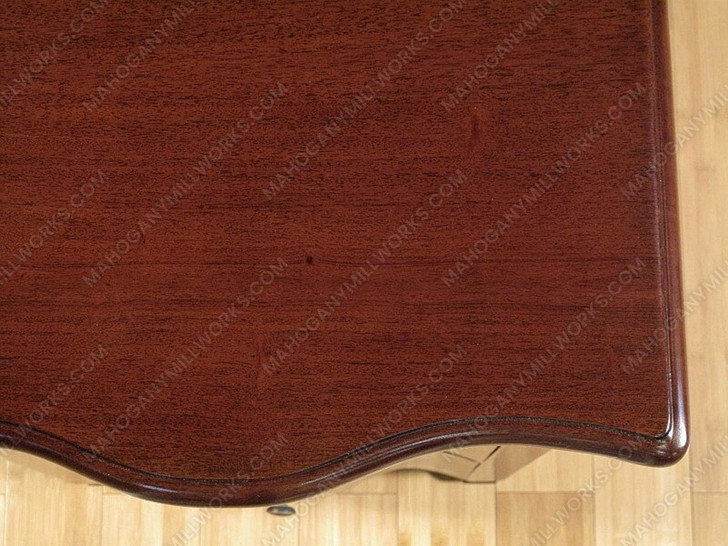 Solid Mahogany Victorian 3 Drawer Nightstand Side Table