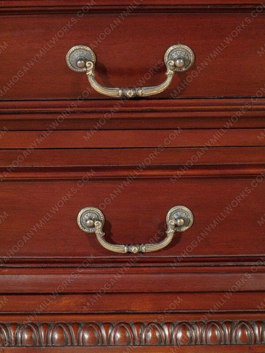 Mahogany 3-Drawer Bombay Nightstand