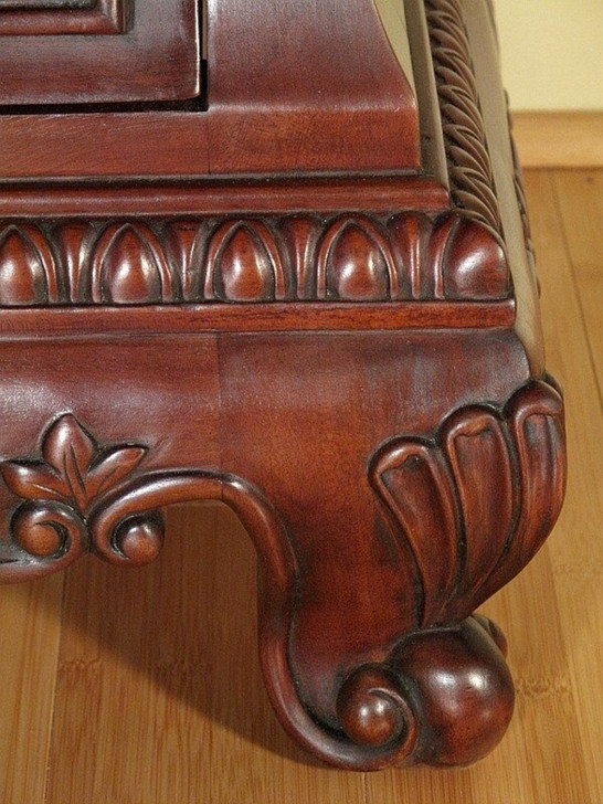 Mahogany 3-Drawer Bombay Nightstand