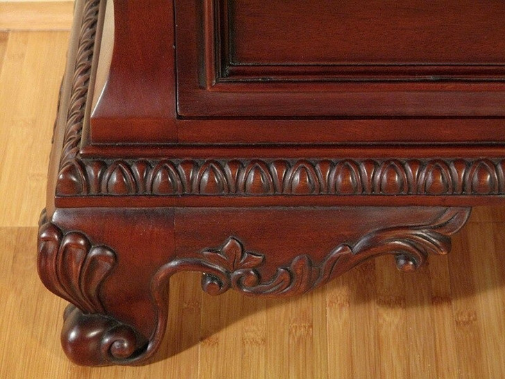 Mahogany 3-Drawer Bombay Nightstand