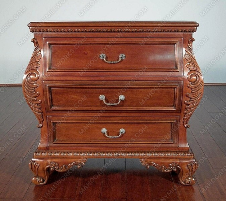 Mahogany Bombay Nightstand