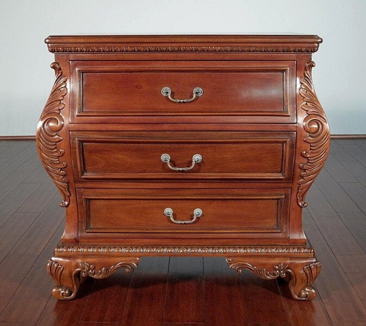 Mahogany Bombay Nightstand