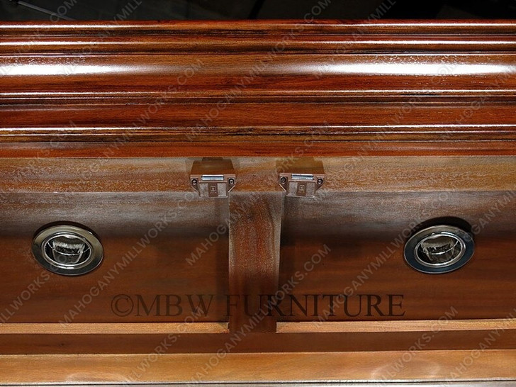 6ft Mahogany China Cabinet