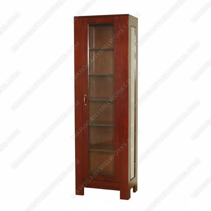 Tall Narrow Teak Bookcase
