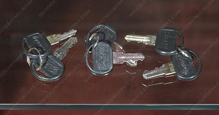 Cherry 3-Pc Glass Victorian Curio Display Cabinet