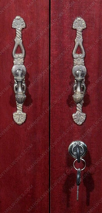 9ft Glass Victorian Curio Display Cabinet