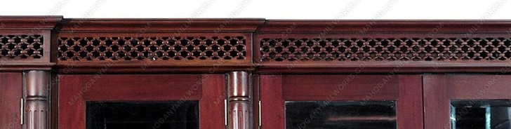 15ft Large Glass Victorian Curio Display Cabinet