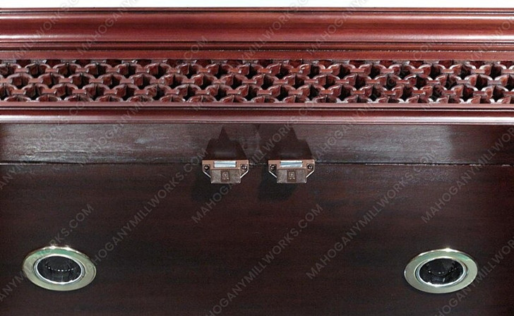 15ft Large Glass Victorian Curio Display Cabinet