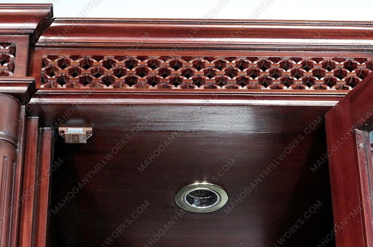 15ft Large Glass Victorian Curio Display Cabinet