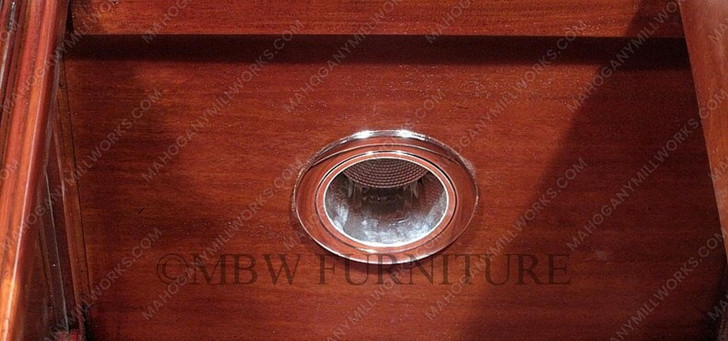 Large Cherry Chippendale Curio China Cabinet (78W x 96H)