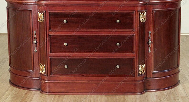 Two Tone Cherry/Walnut China Cabinet
